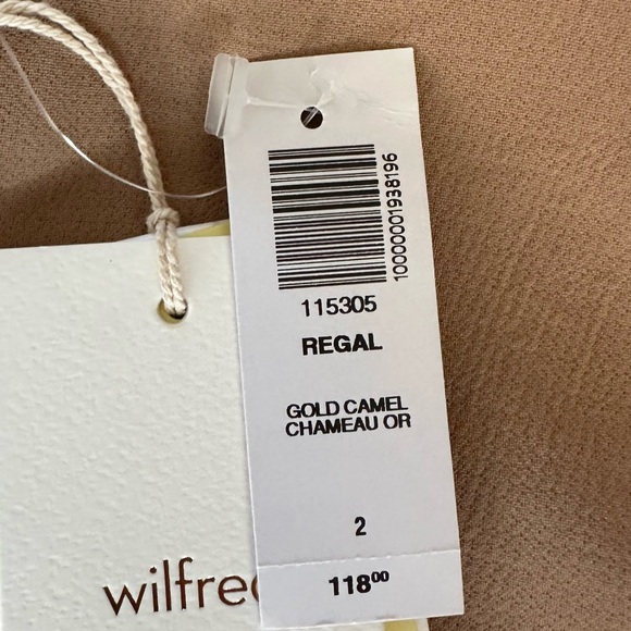 Aritzia Wilfred Camel Regal Vest - Brand new - Picture 5 of 5